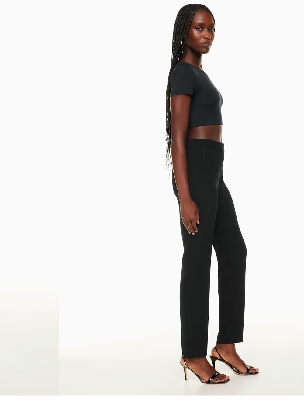 Aritzia Babaton Conan Black Pant Straight Leg